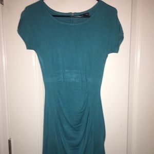 Teal dress by express